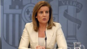 Fátima Báñez, ministra de Empleo