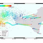 Evolución temporal de las deformaciones horizontales, migración de la sismicidad y del centro de presión durante la reactivación magmática de marzo de 2013 en El Hierro