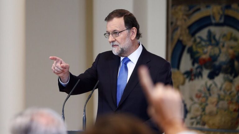 Mariano Rajoy, presidente del Gobierno