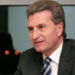 Günther Oettinger, comisario europeo de Programación Financiera y Presupuestos