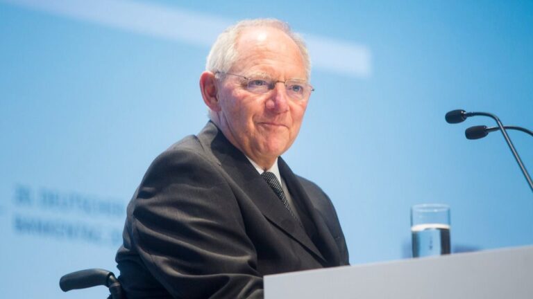 Wolfgang Schäuble, ministro federal de Finanzas