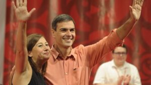 Pedro Sánchez y Francina Armengol