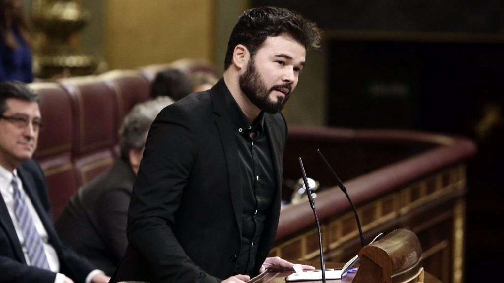 Gabriel Rufián, diputado de ERC.