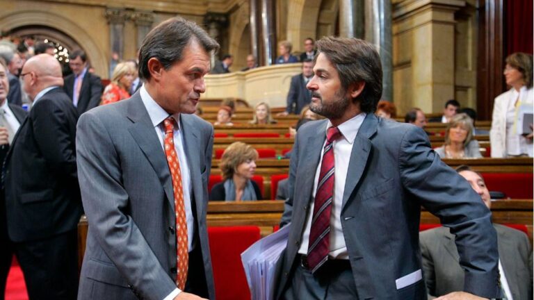 Artur Mas, expresidente de la Generalitat de Cataluña y Oriol Pujol, ex secretario general de Convergencia Democrática de Cataluña