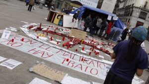 Huelga de hambre contra la violencia machista