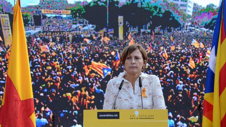 Carme Forcadell, presidenta del Parlament de Cataluña