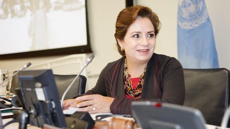Patricia Espinosa, secretaria ejecutiva de la Convención Marco de Naciones Unidas sobre Cambio Climático