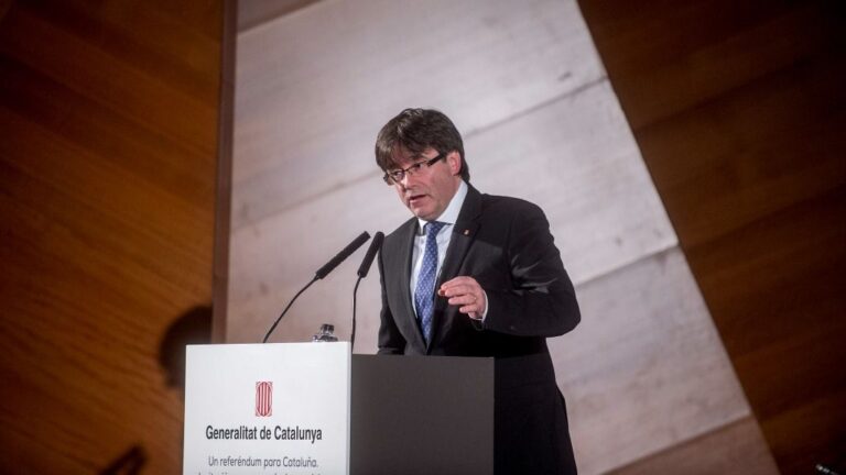 Carles Puigdemont, presidente de la Generalitat