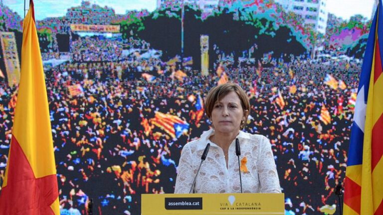 Carme Forcadell, presidenta del Parlament de Cataluña