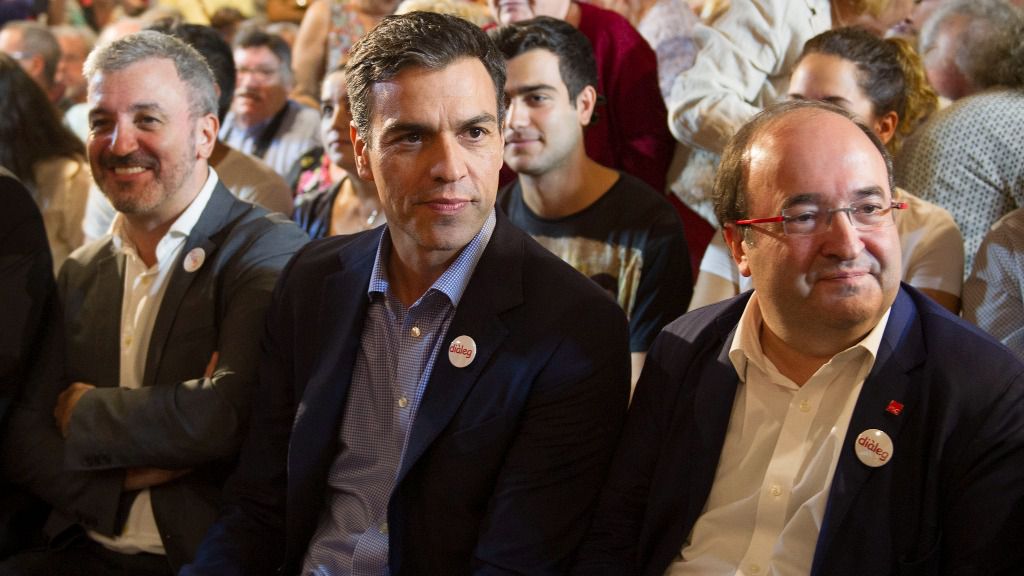 Pedro Sánchez y Miquel Iceta