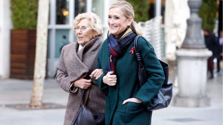 Manuela Carmena y Cristina Cifuentes