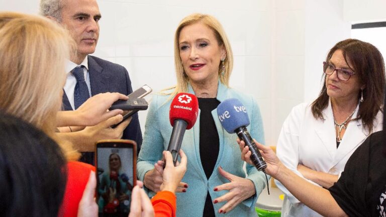 Cristina Cifuentes, presidenta de la Comunidad de Madrid