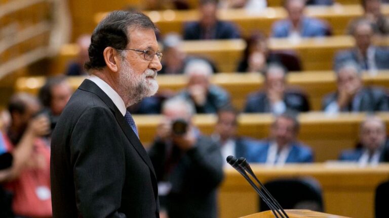 Mariano Rajoy en el Senado