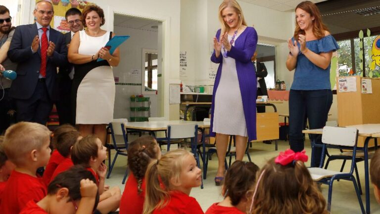 Cristina Cifuentes inaugura el curso escolar 2016/17.