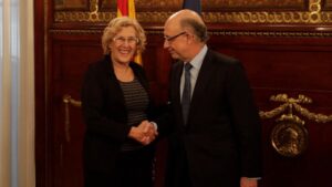 Manuela Carmena y Cristóbal Montoro