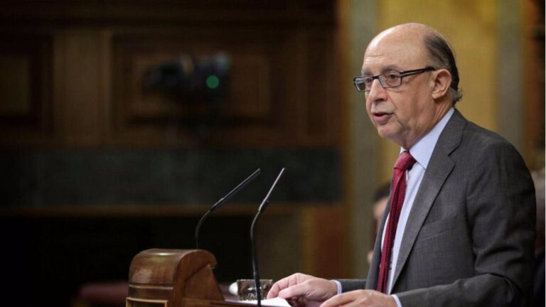 Cristobal Montoro, ministro de Hacienda y Función Pública