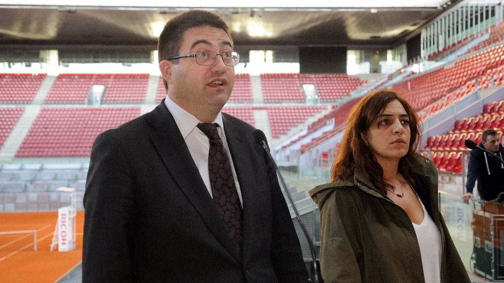 Celia Mayer y Carlos Sánchez Mato.