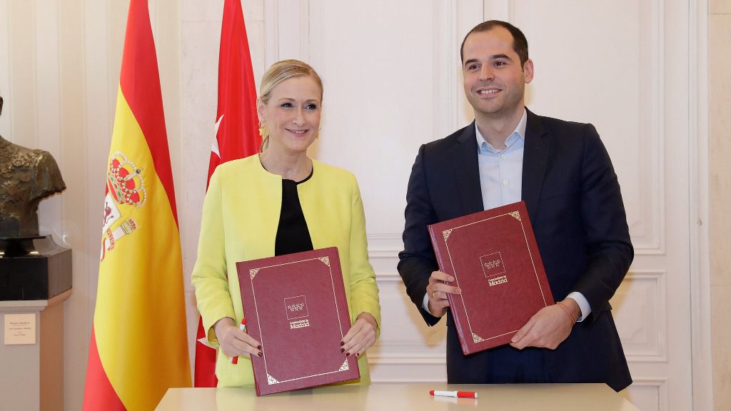 Cristina Cifuentes e Ignacio Aguado