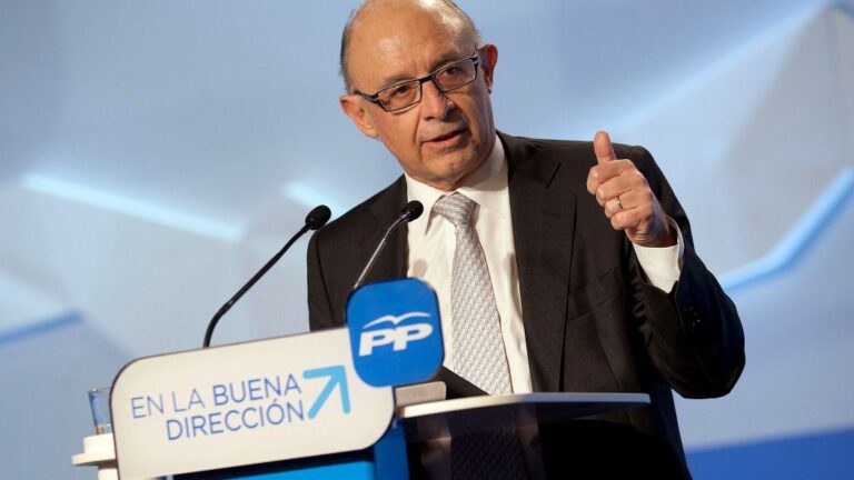 Cristobal Montoro, ministro de Hacienda y Función Pública