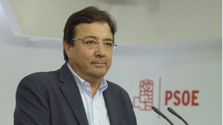 Guillermo Fernández Vara, presidente de la Junta de Extremadura