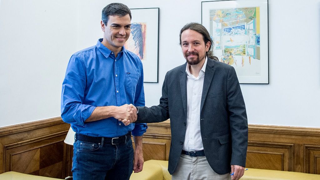 Pedro Sánchez y Pablo Iglesias