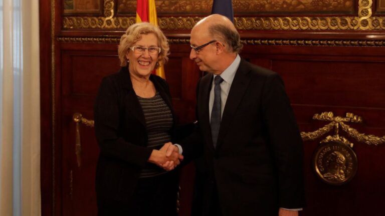 Manuela Carmena y Cristóbal Montoro