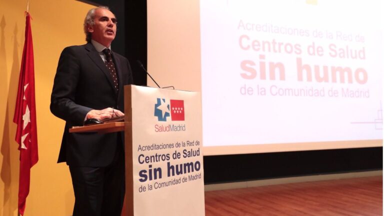 Enrique Ruiz Escudero, consejero de Sanidad de la Comunidad de Madrid