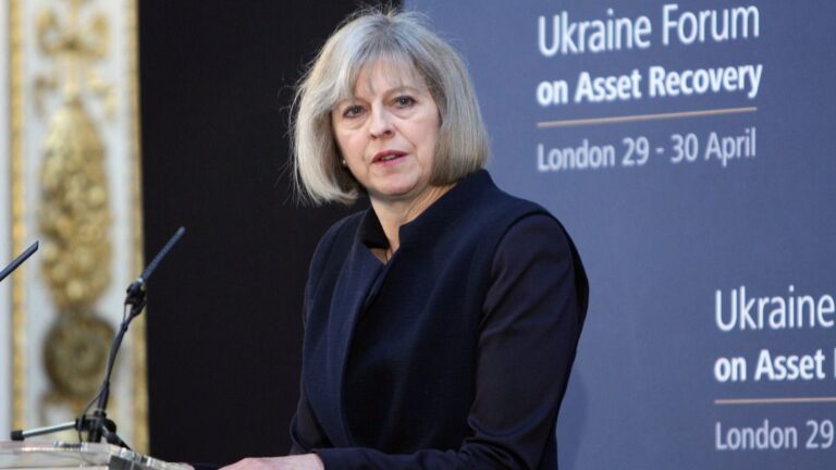 Theresa May, primera ministra del Reino Unido