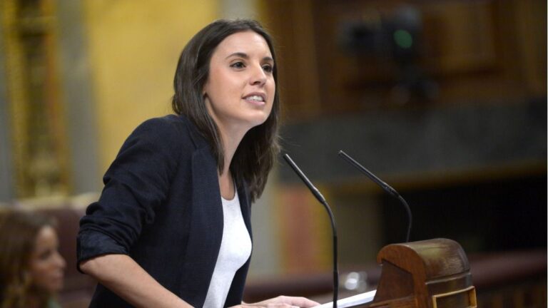 Irene Montero, portavoz de Podemos en el Congreso de los Diputados