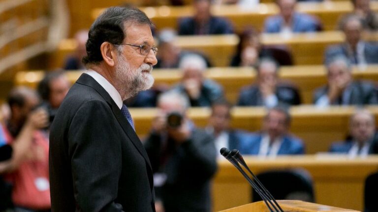 Mariano Rajoy en el Senado