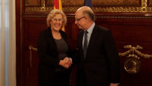 Manuela Carmena y Cristóbal Montoro