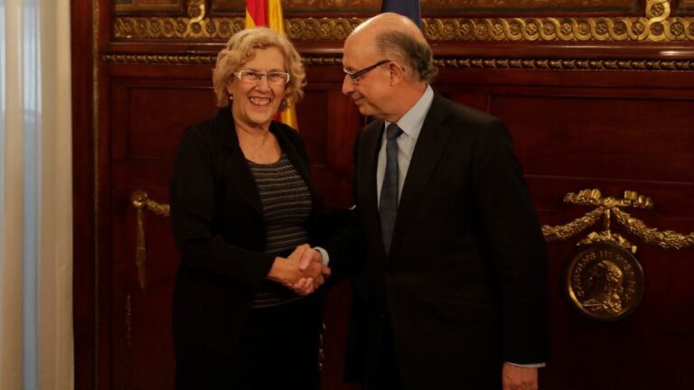 Manuela Carmena y Cristóbal Montoro