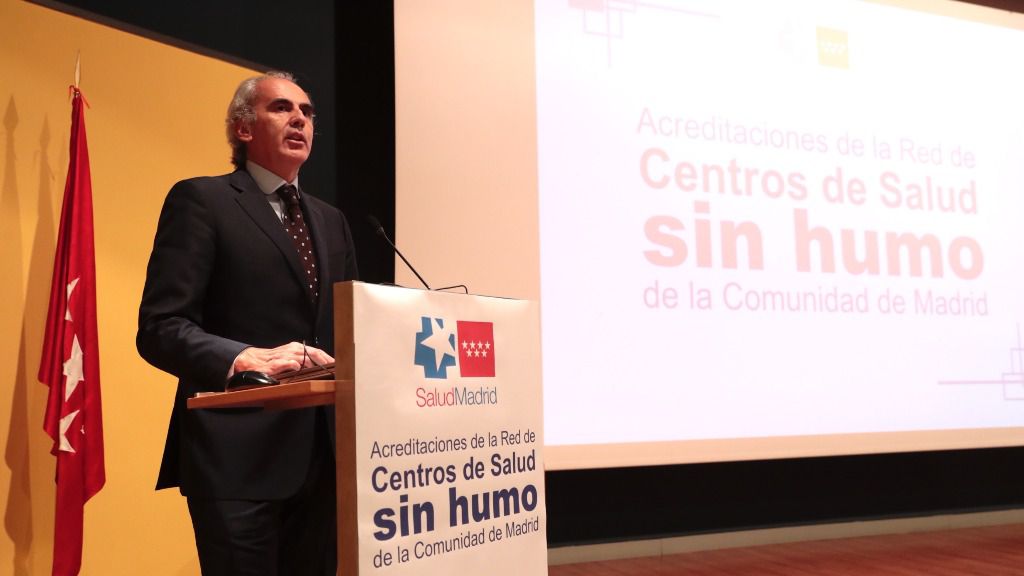 Enrique Ruiz Escudero, consejero de Sanidad de la Comunidad de Madrid