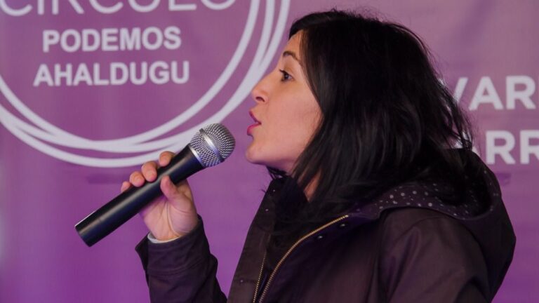 Idoia Villanueva, senadora de Podemos