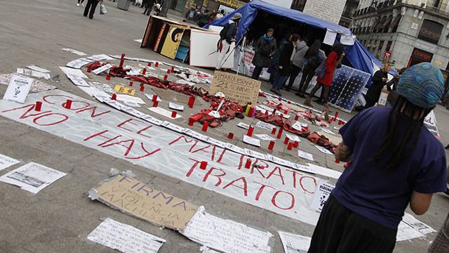 Huelga de hambre contra la violencia machista