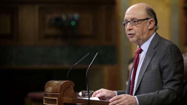 Cristobal Montoro, ministro de Hacienda y Función Pública