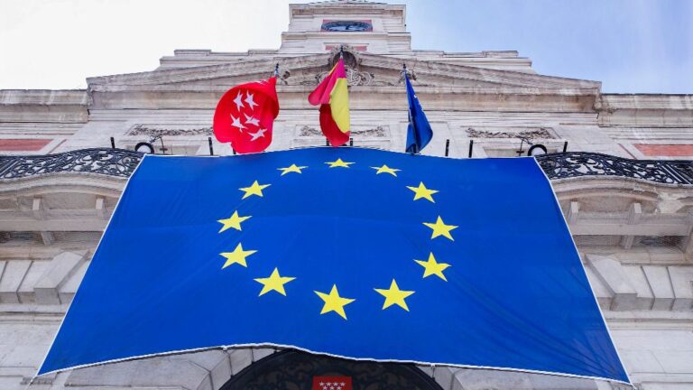 Bandera UE union europea