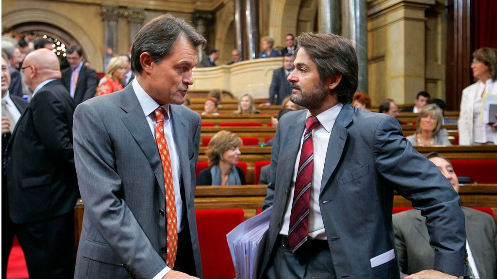 Artur Mas, expresidente de la Generalitat de Cataluña y Oriol Pujol, ex secretario general de Convergencia Democrática de Cataluña