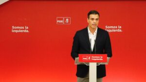 Pedro Sánchez, secretario general del PSOE