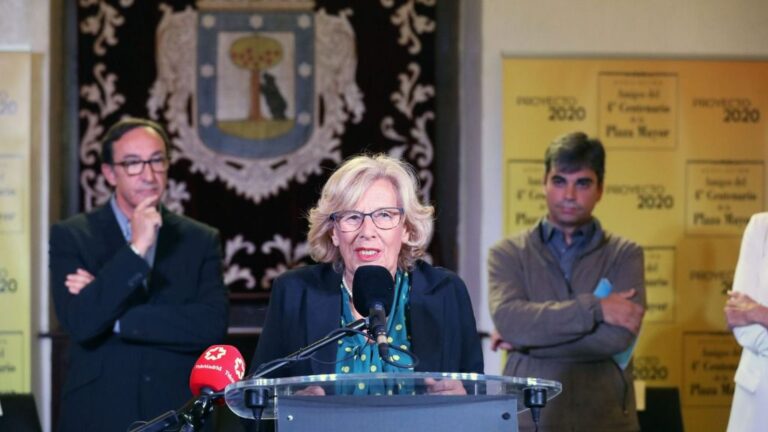 Manuela Carmena y Jorge García Castaño.