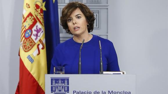 Soraya Sáenz de Santamaría, vicepresidenta del Gobierno.