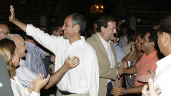 Mariano Rajoy y Francisco Camps