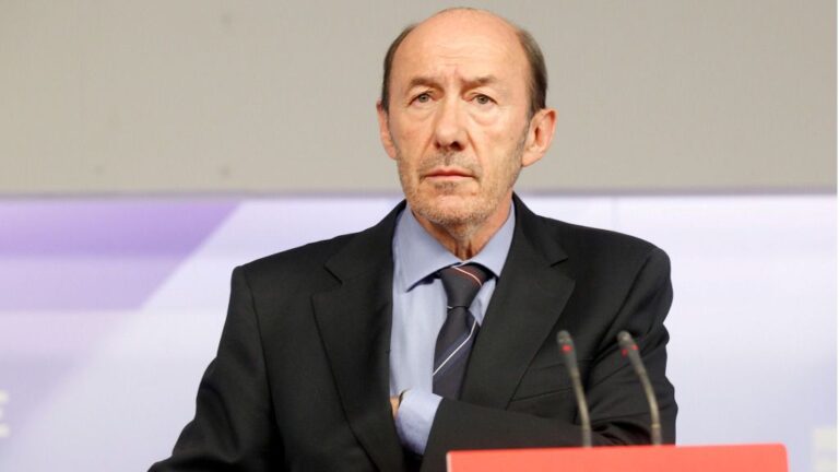 Alfredo Pérez Rubalcaba, exvicepresidente del Gobierno