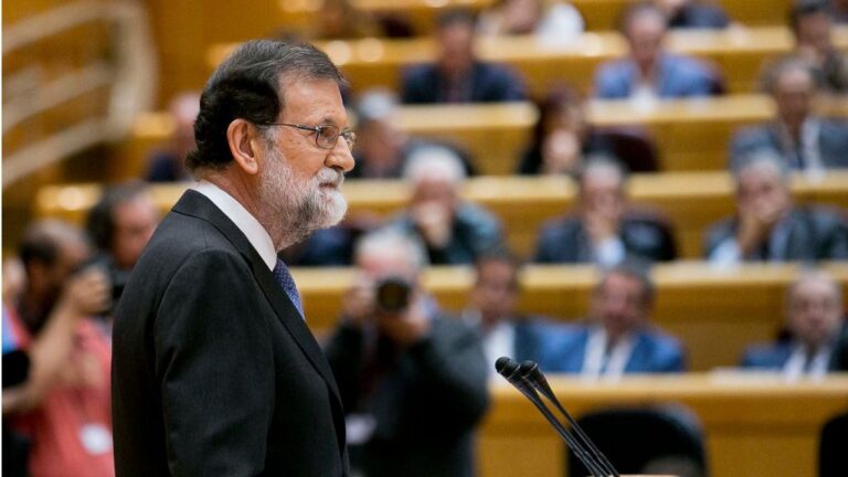 Mariano Rajoy en el Senado