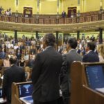 Congreso de los diputados minuto de silencio atentados Barcelona