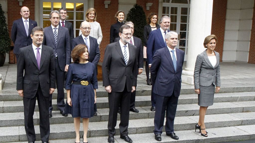 Ministros del Ejecutivo de Mariano Rajoy en la XIII legislatura.