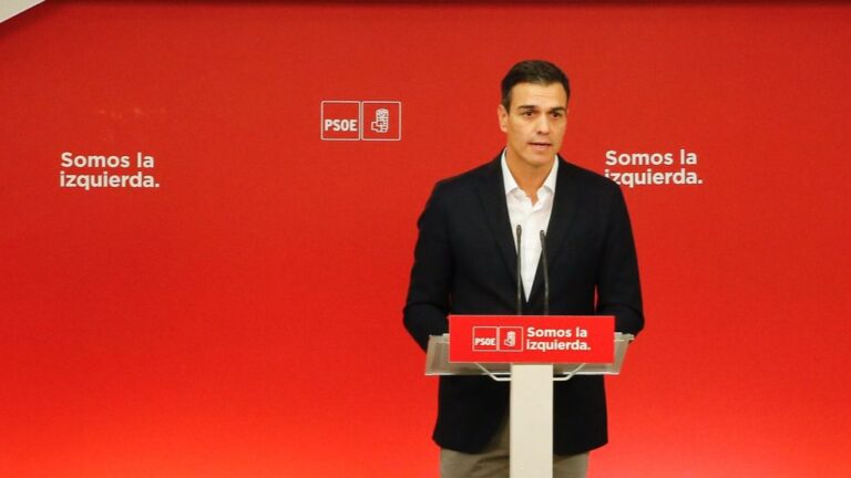 Pedro Sánchez, secretario general del PSOE