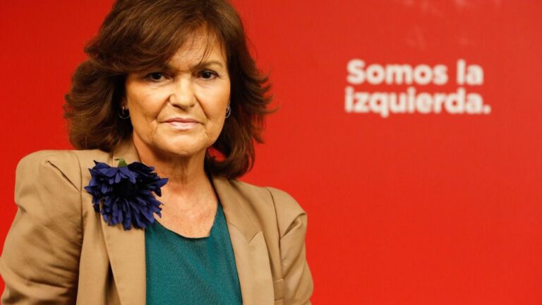 Carmen Calvo, secretaria de igualdad del PSOE