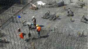 obra construccion trabajadores