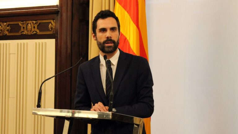 Roger Torrent, presidente del Parlament